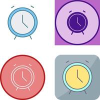 diseño de icono de reloj de alarma vector