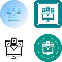 Computer Networks Icon Design vector