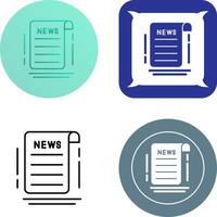 News Icon Design vector