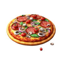pizza Aan een transparant achtergrond png