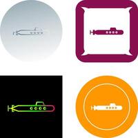 diseño de icono submarino vector