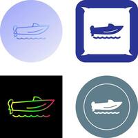 Speed Boat Icon Design vector