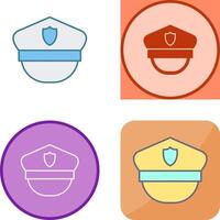 Police Hat Icon Design vector