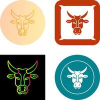 Cow Icon Design vector