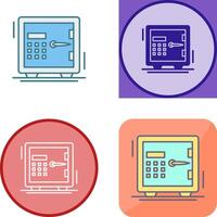 safe Icon Design vector