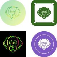 Dog Icon Design vector