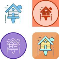 Birdhouse Icon Design vector