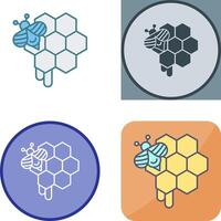 Honeycomb Icon Design vector