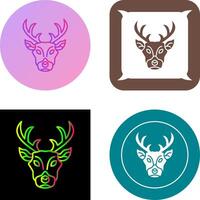 Deer Icon Design vector