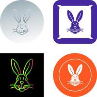 Rabbit Icon Design vector