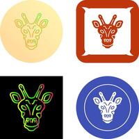 Giraffe Icon Design vector