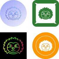 Sloth Icon Design vector