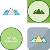 Mountain Icon Design vector