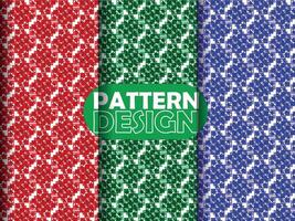 Seamless Textile Geometric Pattern Design vector