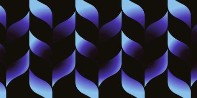 Y2K futuristic abstract background in blue, purple and black gradient colors vector