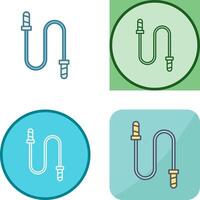 Jumping Rope Icon Design vector