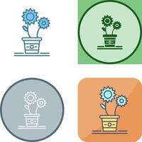 Flowers Icon Design vector