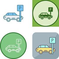 Parking Icon Design vector