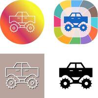 Monster Truck Icon Design vector