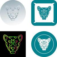 leopard Icon Design vector