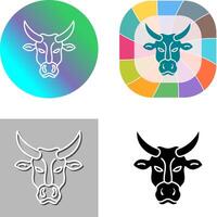 diseño de icono de vaca vector