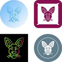 Kangaroo Icon Design vector