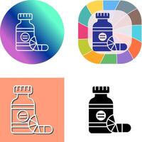 Vitamins Icon Design vector