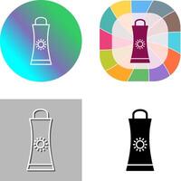 Sunblock Cream Icon Design vector