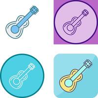 diseño de icono de guitarra vector