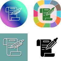 Contract Icon Design vector