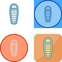 Sleeping Bag Icon Design vector