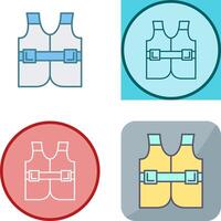 Life Jacket Icon Design vector