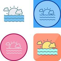 Sea Icon Design vector