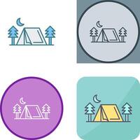 Tent Icon Design vector