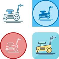 Lawn Mower Icon Design vector