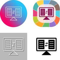 File Sharing Icon Design vector