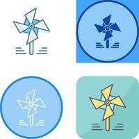 Pinwheel Icon Design vector