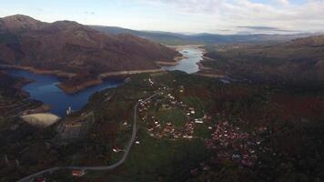 by och slott av lindoso, portugal video