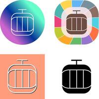 Cable Car Icon Design vector