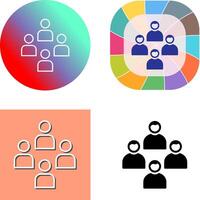 Network Group Icon Design vector