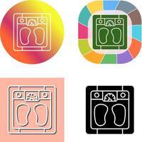 Weighing Scale Icon Design vector