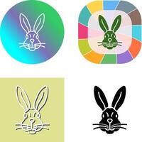diseño de icono de conejo vector