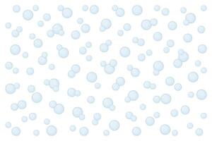 Background with soap bubbles. vector