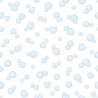 Seamless pattern with soap bubbles. vector