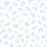 Seamless pattern with soap bubbles. vector