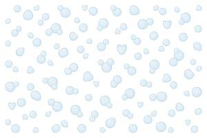 Background with soap bubbles. vector