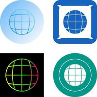 Globe Icon Design vector