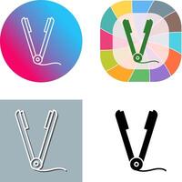 Straightener Icon Design vector