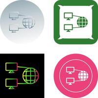 Internet Connectivity Icon Design vector