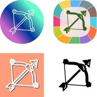 Crossbow Icon Design vector